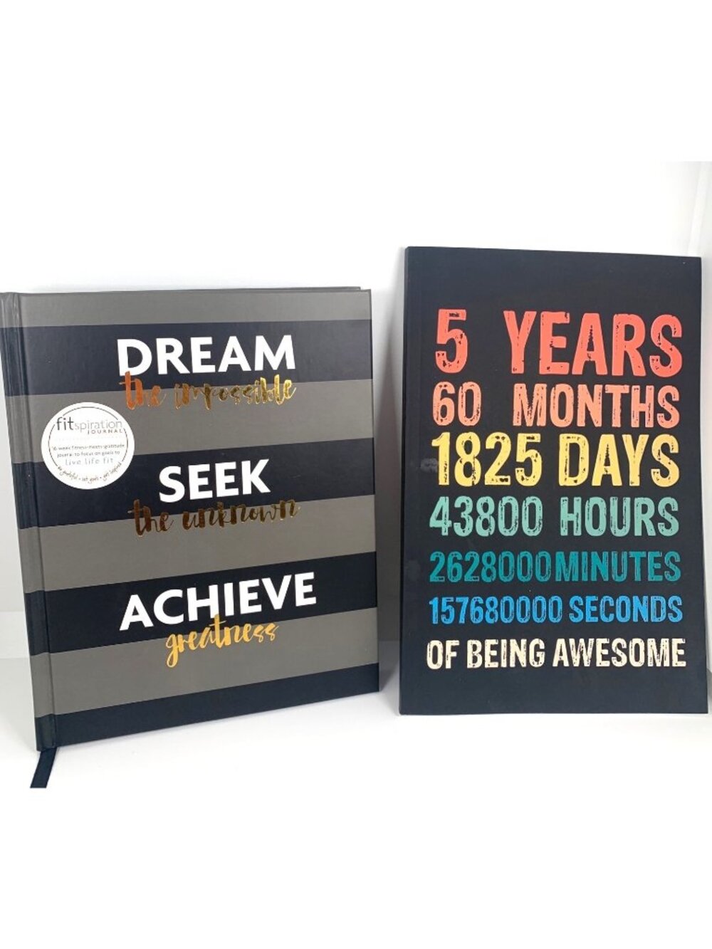 2PK Fitspiration Fitness Journal Writing 5 Years Being Awesome Journal Notebook